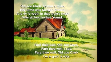 Old Joe Clark song video