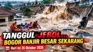 FLOOD HITS CIBINONG, BOGOR! SUGU TAMU RIVER EMBANKMENT BREACHED, 113 HOMES SUBMERGED
