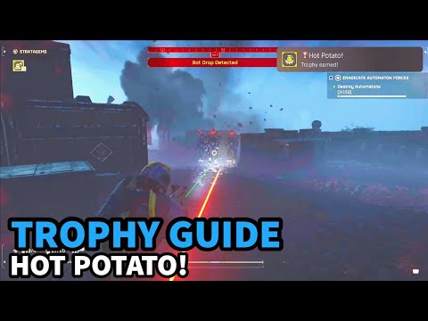 Helldivers 2 - Hot Potato! Trophy Guide (Throw back a live grenade)