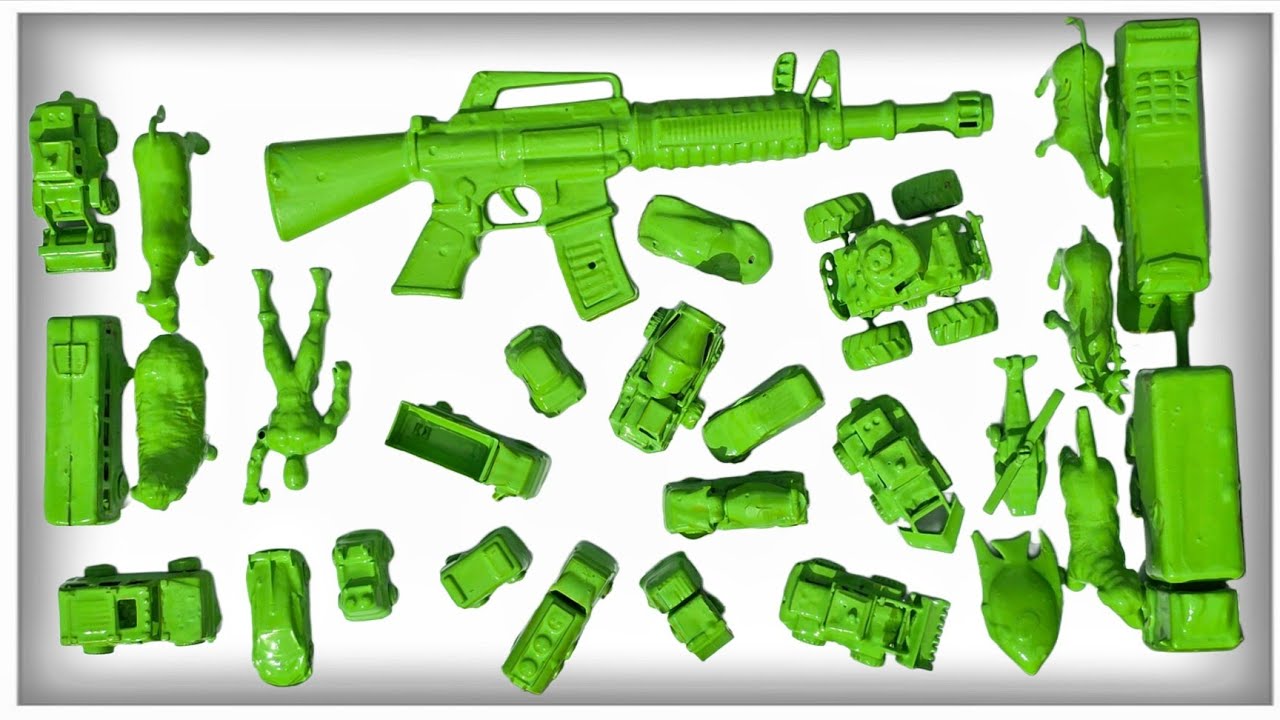 Cleaning Toys runing cars, army gun, superman, mobile,lion,desi boy ,truck,Bus,school bus 