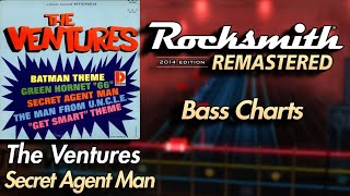 The Ventures - Secret Agent Man | Rocksmith® 2014 Edition | Bass Chart