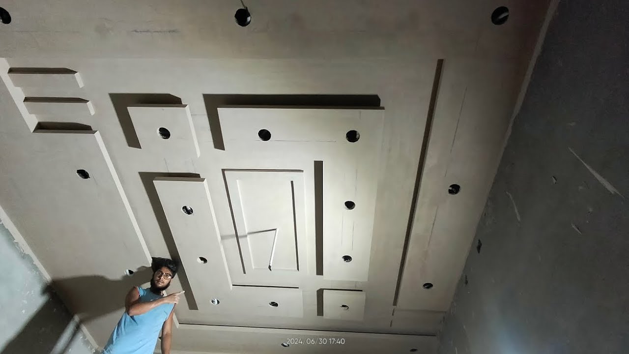 New fall ceiling design for bedroom 14×12 simple sundar pop ceiling design kese banate hain # ...