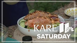 RECIPE: Korean grilled salmon salad