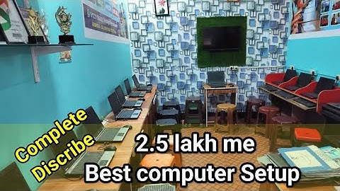 Best Computer institute Setup 2024||Institute Decoration|| free franchise of computer institute.