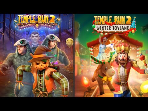 Temple Run 2 ๐ง๐ปโโ๏ธ HALLOWEEN HAUNTED HARVEST MAP! Vs WINTER TOYLAND MAP!