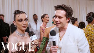 Brooklyn Peltz Beckham Loved His Dad's Early-00's Looks | Met Gala 2024 With Emma Chamberlain