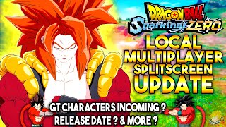 Dragon Ball Sparking Zero : NEW LOCAL MULTIPLAYER SPILTSCREEN UPDATE (GT Characters/Release Date)