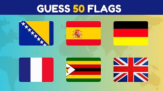 Guess The Flag Quiz | Can You Guess 50 Flags? 🤔
