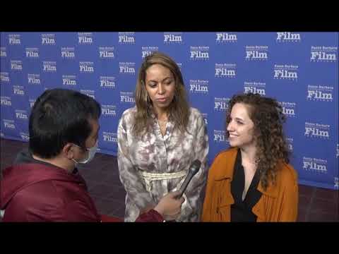 Claire Ave'Lallemant and Chezik Tsunoda Red Carpet Interview for Drowning in Silence | SBIFF 2022