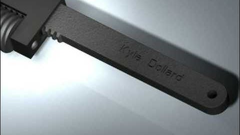 MAE377: Project 06 Advanced Rendering Extension (ARX) - Wrench (Fall 2008)