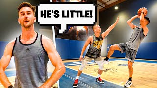 HE CALLED ME LITTLE! Physical 1v1 Basketball Against Jlaw!