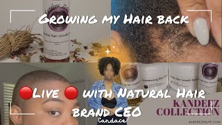 Growing My Hair | Kandeez Delight Hair &amp; Beauty | live with CEO