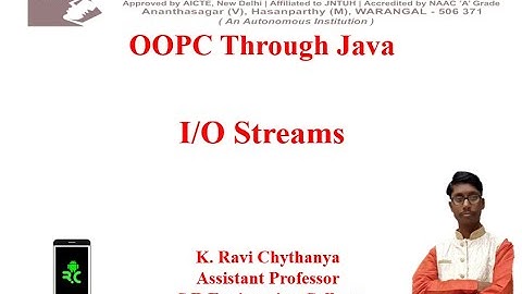 Input Output Streams in Java - Part1