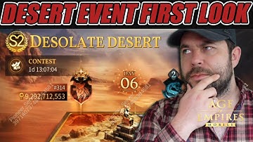 First Look at Desolate Desert! (Age of Empires Mobile)