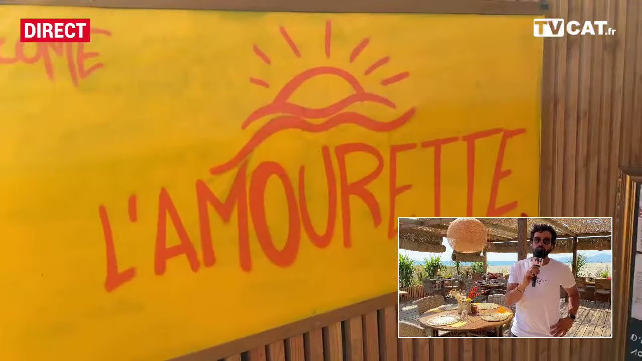 L'Amourette, le nouveau club de plage de SaintCyprien TVCAT YouTube