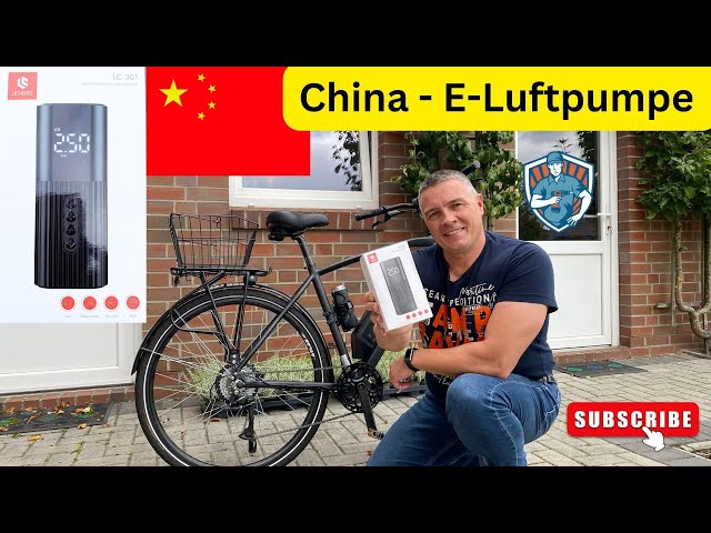 TEST │ China Fahrrad E - Luftpumpe ! Elektrische Fahrradpumpe 