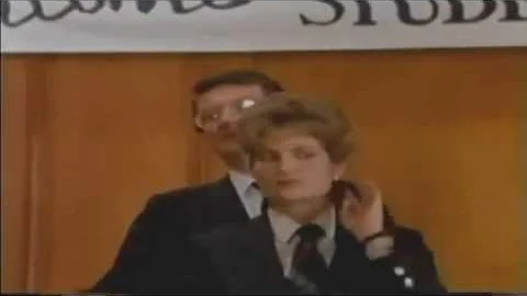 Stewardess School  Vickie Frederick gets some Podi...