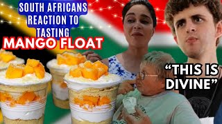 FINALLY! SOUTH AFRICAN'S FIRST TASTE OF MANGO FLOAT | SEE THEIR REACTIONS. | EPISODE 119