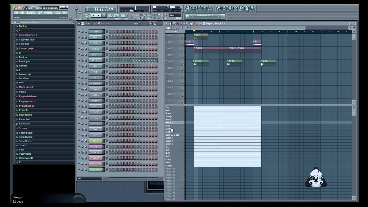 J-rum - FL Studio Split Channel Tutorial [HD] 