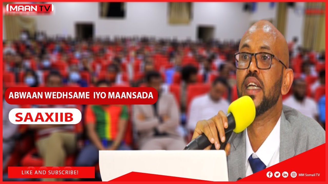 Abwaan xasan weedhsame oo soo bandhigay maanso cusub oo la magac baxday Saaxiib.