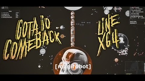 The Gota.io Renaissance! 🧨 Best 64x LINE REVERSE SOLOTRICK 🌌