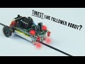 Make the tiniest line follower robot without a microcontroller