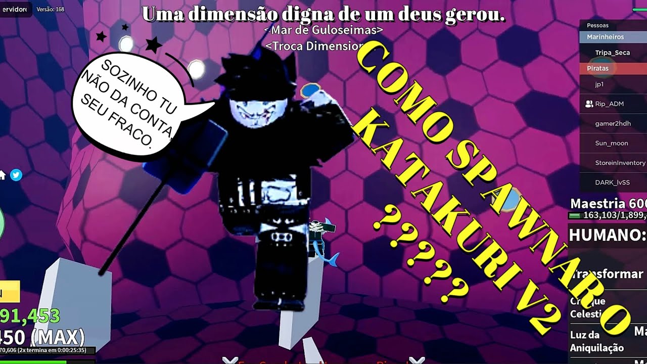 COMO INVOCAR O KATAKURI V2 NO BLOX FRUITS