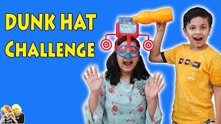 DUNK HAT Family Challenge | Pihu & Papa vs Aayu & Mom | Funny game for kids | Aayu and Pihu Show