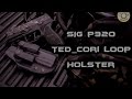 Sig P320 Double Loop Ted Cori Holster