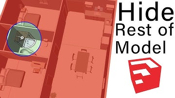 Sketchup Hide Rest of Model   Quick Tip