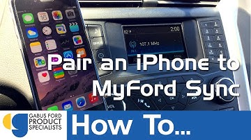 How to pair an iPhone to Ford