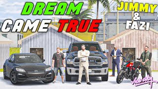 JIMMY AND FAZI DREAM CAME TRUE | GTA 5 | Real Life Mods #329 | URDU |