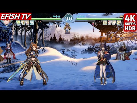 Beatrix vs Nier (Hardest AI) - Granblue Fantasy Versus: Rising