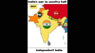 CountryBall (India's war; 1947- Present) #india #bangladesh #pakistan #china #srilanka