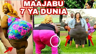 SARAH MASSEY: Mwanamke mwenye Matako (hips&makalio)makubwa zaidi na ya kuvutia duniani kuli