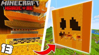 I Built an AUTOMATIC Pumpkin Farm in Minecraft Hardcore!