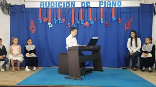 JUAN ANDRÉS GONZÁLEZ  - Tema: El puente - Audición final de piano Grado 2° 1