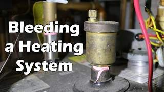 How to Bleed a Hot Water Heating System  Boiler, Hydronic Heating System