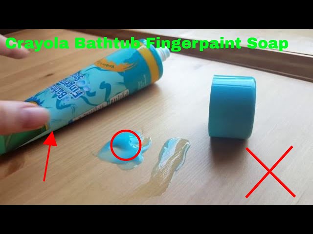 ✓ How To Use Crayola Bathtub Fingerpaint Soap Review 