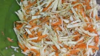 Салат из белокочанной капусты. Салат из белокочанной капусты.