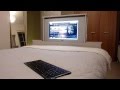 Bed-foot TV - Raise and Lower Demonstration Bed-foot TV - Raise and Lower Demonstration