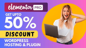 Elementor Pro Discount code | Get 50% OFF Plugin & WordPress Hosting Plan Best Elementor Promo Code.