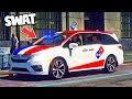 SWAT Team in an Undercover Police DOMINOS Delivery Van!! (GTA 5 Police Mod)