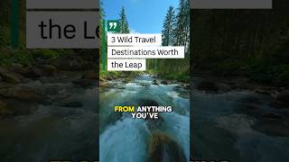 3 WILD Travel DESTINATIONS Worth the LEAP #shorts #uniquedestinations