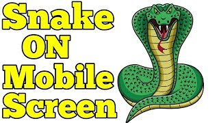 Snake on screen hissing joke /Android App screenshot 3