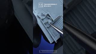 Magnificent gear bays  P-47 Miniart 1/48