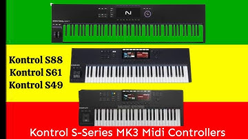 The New Native Instruments Kontrol S Series MK3 Midi Controller (Audio Overview)