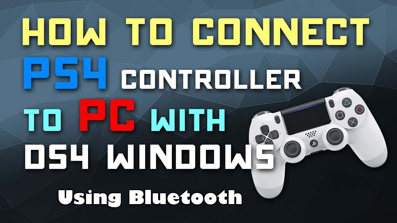How To Connect Your PS4 Controller to Windows 10 using DS4Windows - YouTube