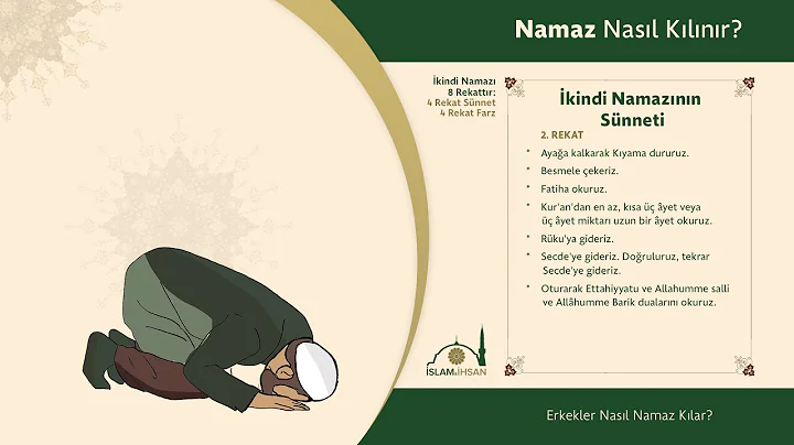 İkindi Namazının Sünneti Nasıl Kılınır? (Erkekler için İkindi Namazının Sünnetinin Kılınışı)