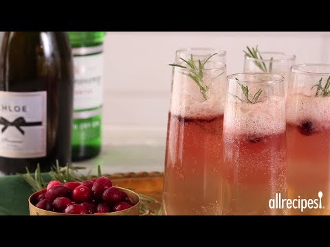 how-to-make-cranberry-rosemary-prosecco-floats-|-cocktail-recipes-|-allrecipes.com